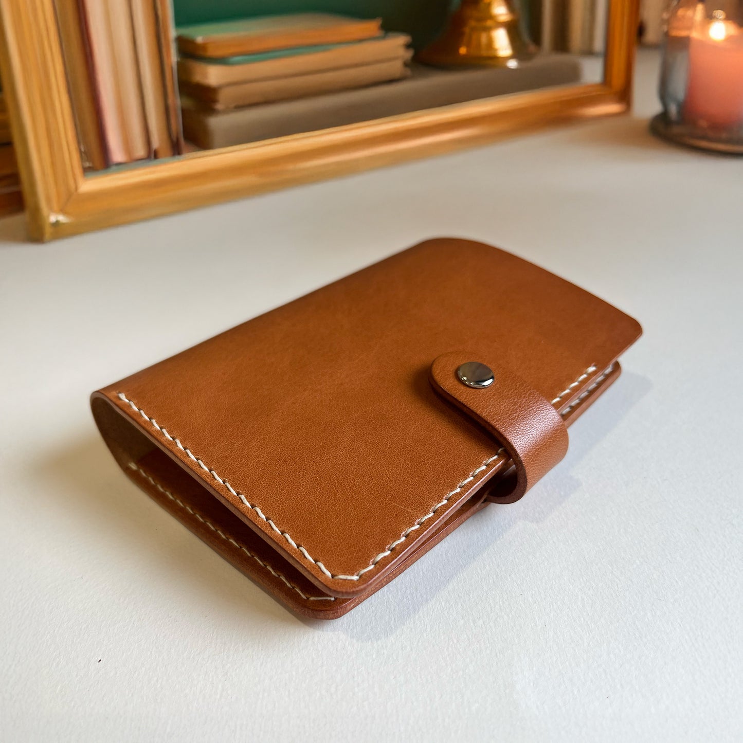 Urban 皮革護照夾 琥珀色