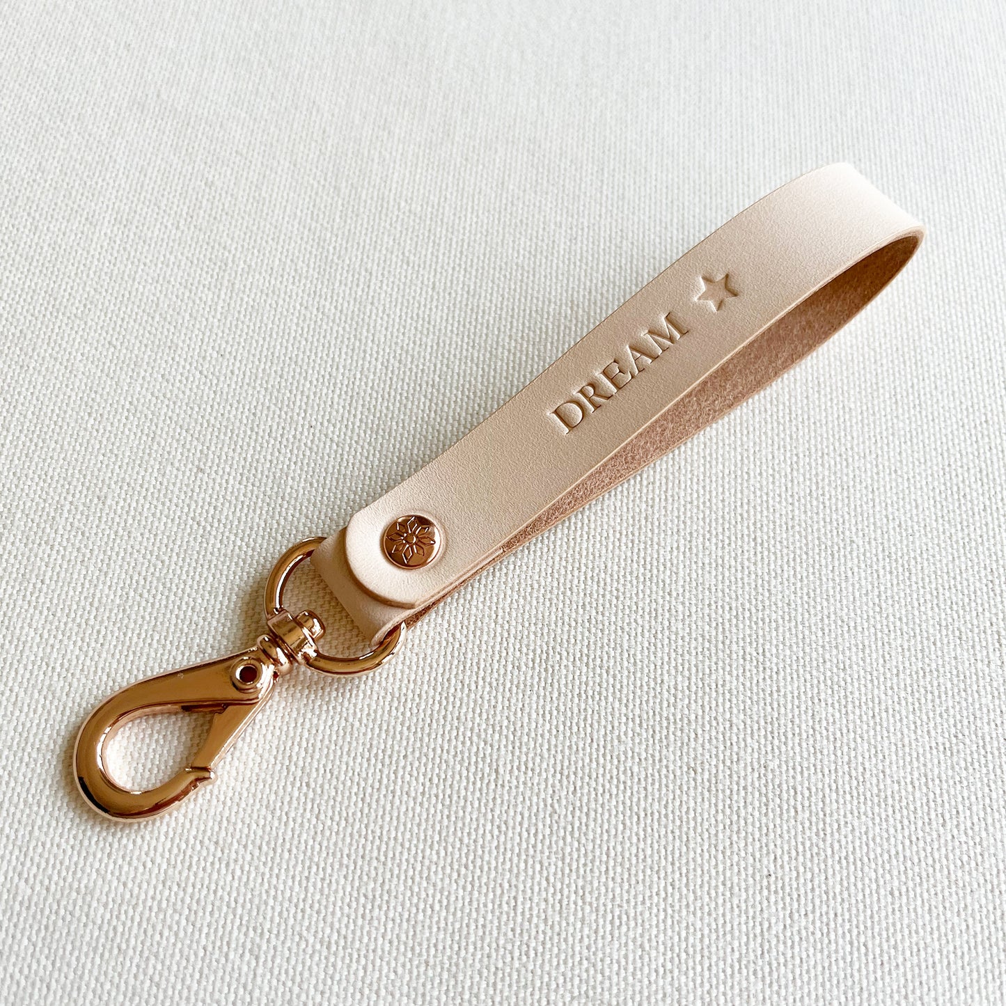 Paris 皮革鑰匙圈