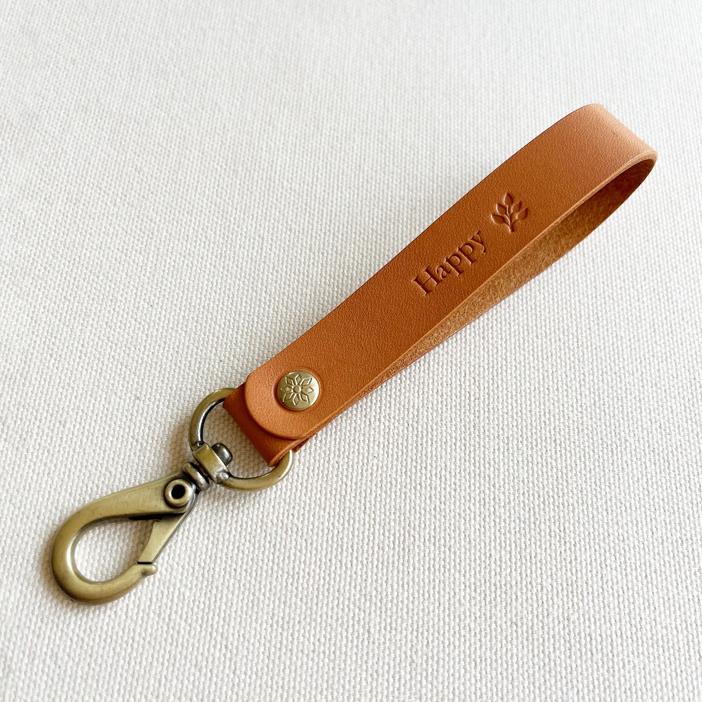 Paris 皮革鑰匙圈