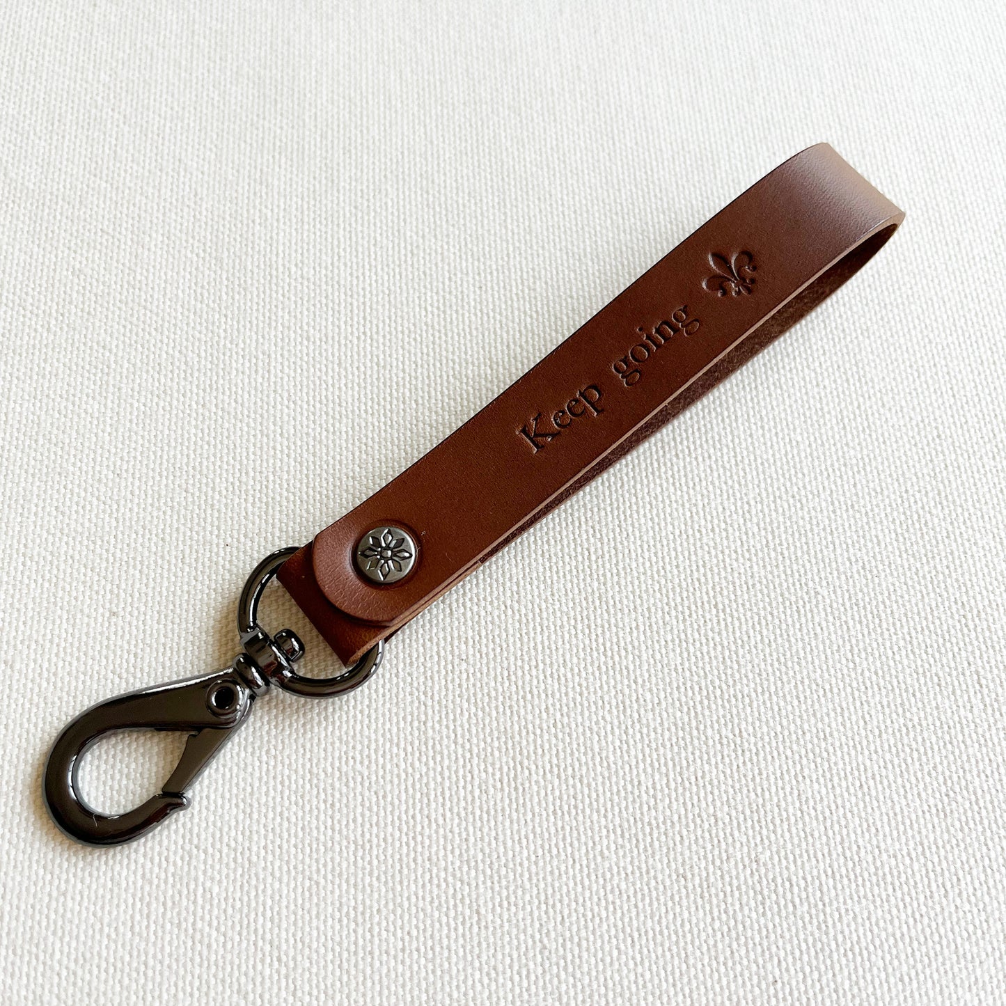 Paris 皮革鑰匙圈