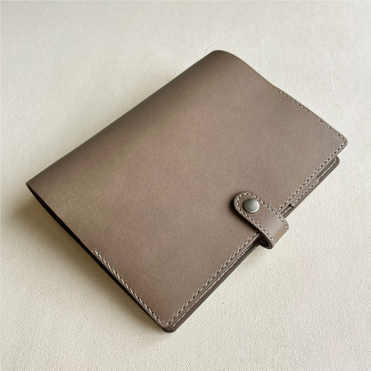 Urban A5 皮革六孔活頁筆記本|手帳 岩灰色